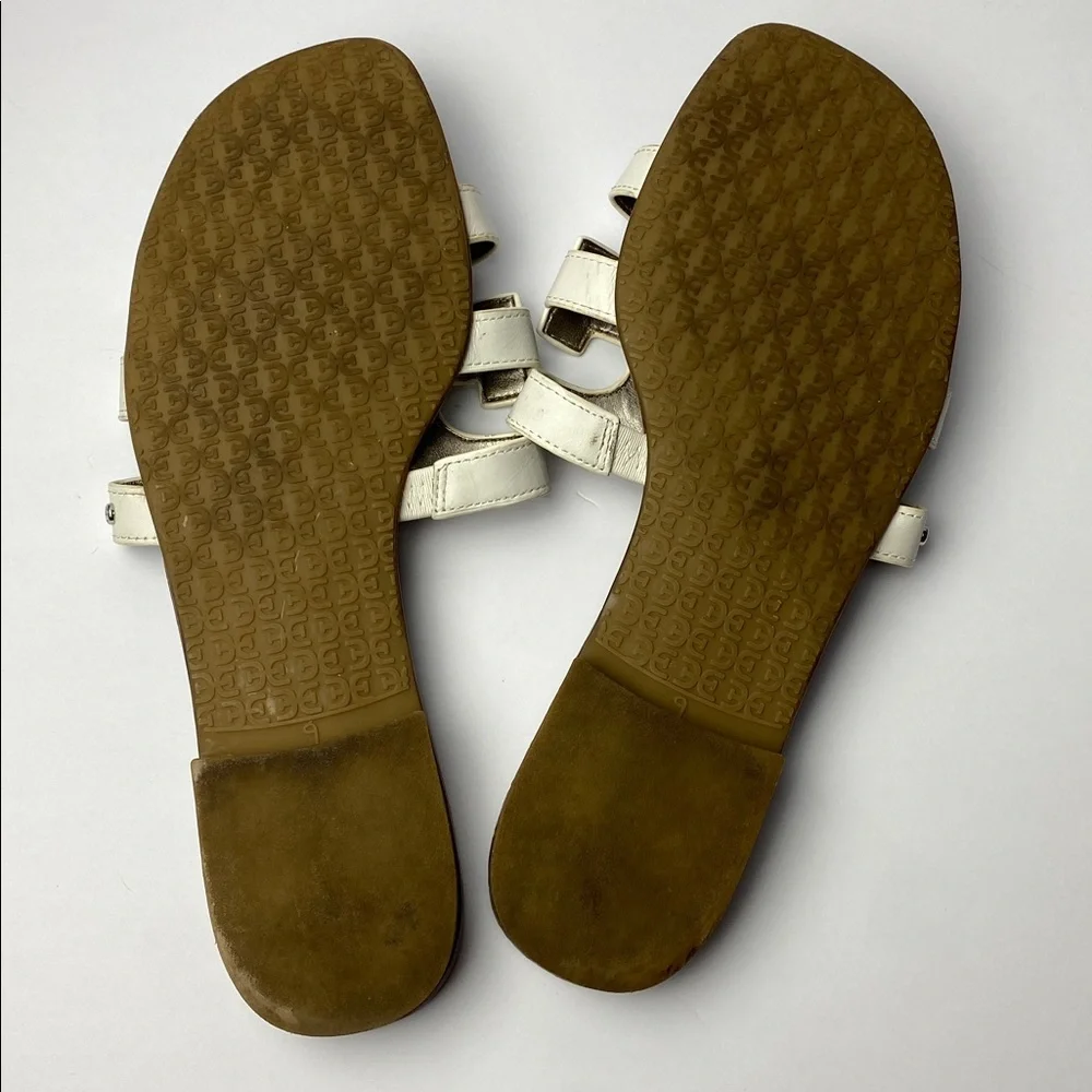 Sam Edelman White Bay Slip on Sandals 9 - Picture 6 of 9